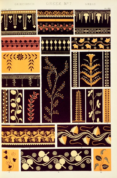 Ornaments from Greek and Etruscan Vases in the British Museum and the Louvre (from 